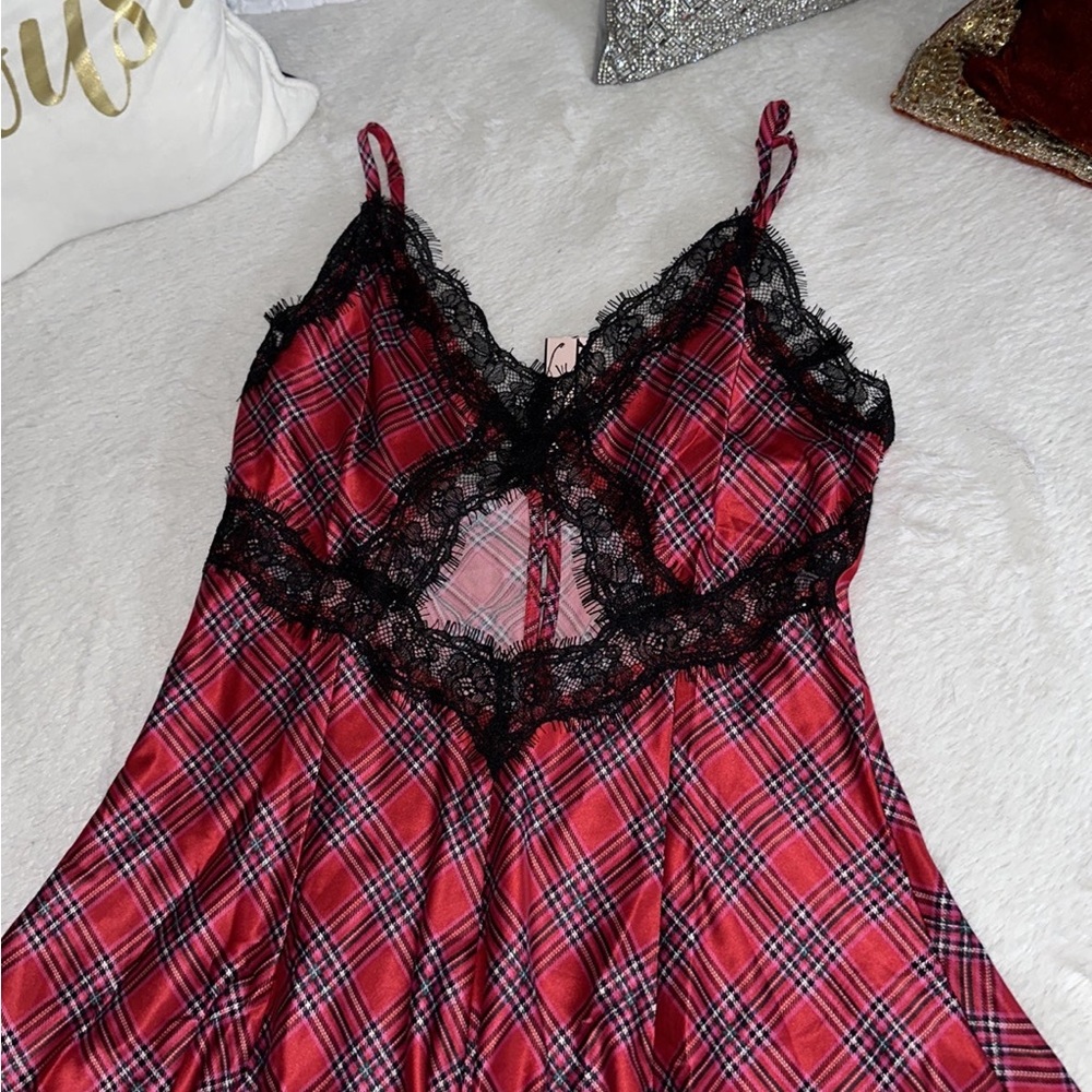 Plaid Victoria’s Secret romper